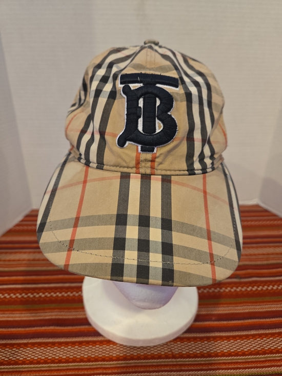 Burberry Other - Burberry Beige Nova Check TB Monogram Archive Baseball Cap